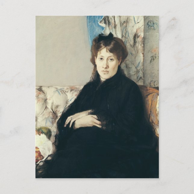 Carte Postale Portrait de Madame Edma Pontillon 1871 (Devant)