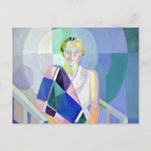 Carte Postale Portrait de Madame Heim par Robert Delaunay