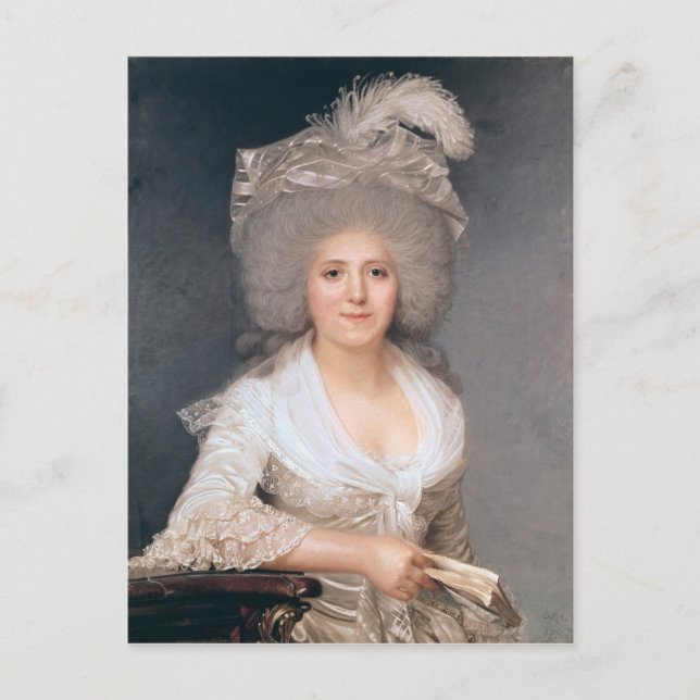 Carte Postale Portrait de Madame Jeanne-Louise-Henriette Campan (Devant)