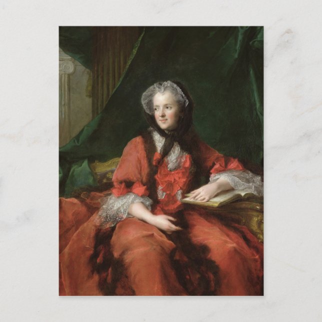 Carte Postale Portrait de Madame Maria Leszczynska 1748 (Devant)