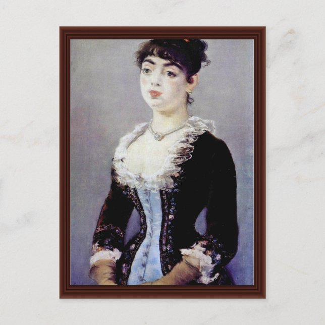 Carte Postale Portrait De Madame Michel-Levy Par Manet Edouard (Devant)