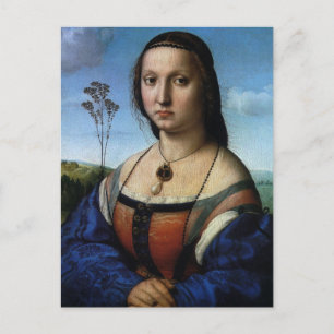 Carte Postale Portrait de Maddalena Doni par Raphael Sanzio
