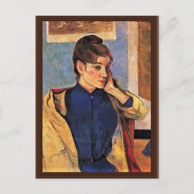 Carte Postale Portrait De Madeleine Bernard Par Gauguin Paul (Devant)