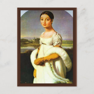 Carte Postale Portrait De Mademoiselle Rivière Par Ingres Jean A