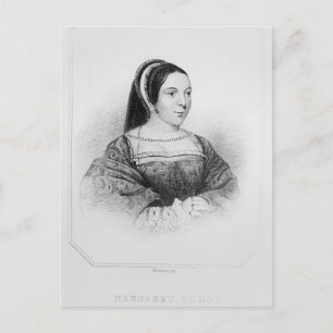 Carte Postale Portrait de Margaret Tudor, reine d'Écosse