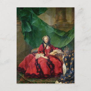 Carte Postale Portrait de Maria Leszczynska en robe quotidienne