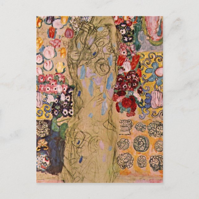 Carte Postale Portrait de Maria Munk par Gustav Klimt (Devant)