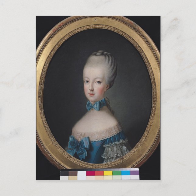 Carte Postale Portrait de Marie-Antoinette de (Devant)