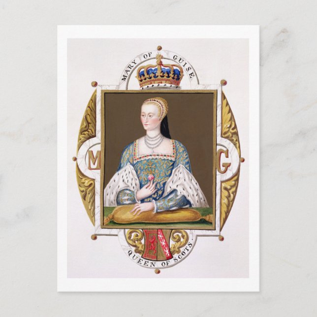 Carte Postale Portrait de Marie de Guise (1515-60) Reine d'Écoss (Devant)