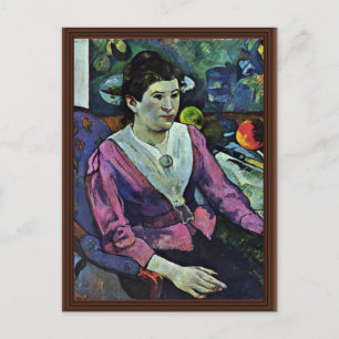 Carte Postale Portrait De Marie Derrien Lagadu Par Gauguin Paul