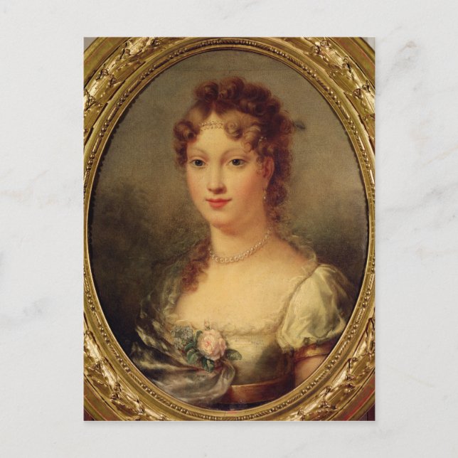 Carte Postale Portrait de Marie-Louise de Hapsburg-Lorraine (Devant)