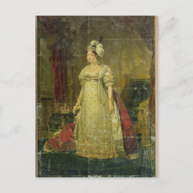 Carte Postale Portrait de Marie-Therese-Charlotte de France (Devant)