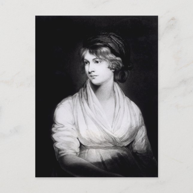 Carte Postale Portrait de Mary Wollstonecraft Godwin (Devant)