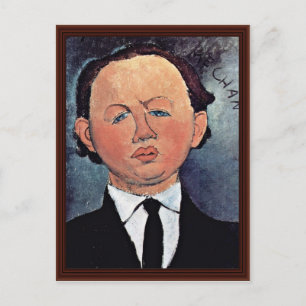 Carte Postale Portrait De Mécanique Par Modigliani Amedeo