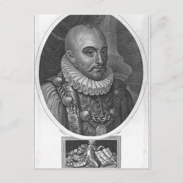 Carte Postale Portrait de Michel de Montaigne (Devant)