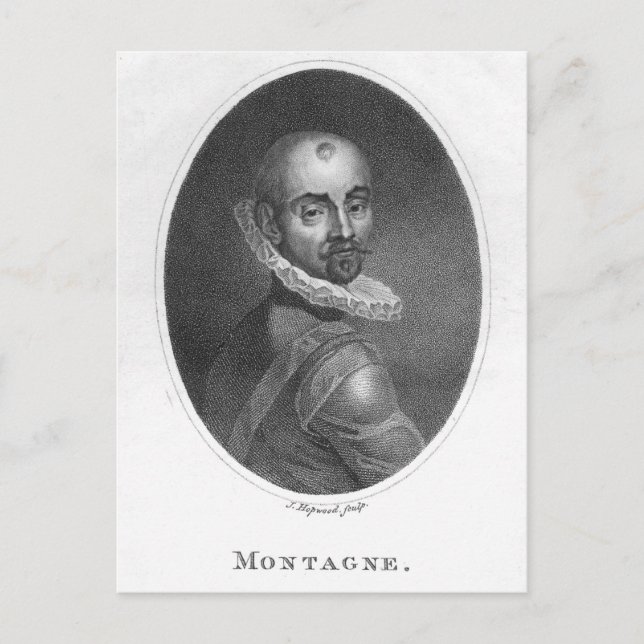 Carte Postale Portrait de Michel de Montaigne (Devant)
