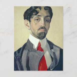 Carte Postale Portrait de Mikhail Kuzmin, 1909