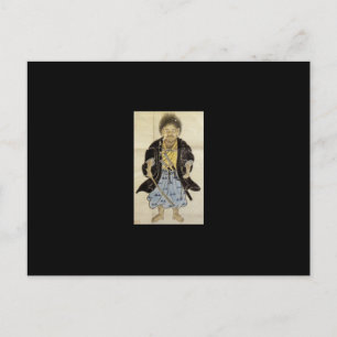 Carte Postale Portrait de Miyamoto Musashi comme garçon, période