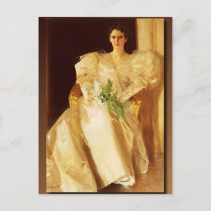 Carte Postale Portrait de Mme Eben Richards par Anders Zorn