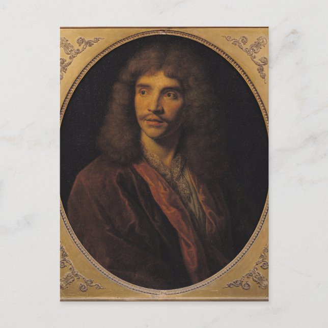 Carte Postale Portrait de Molière (Devant)