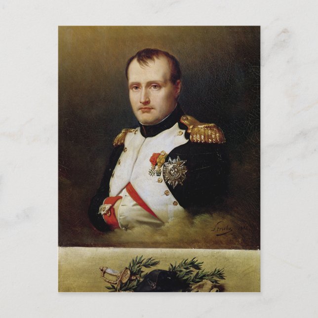 Carte Postale Portrait de Napoléon I 1812 (Devant)