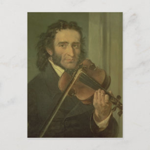 Carte Postale Portrait de Niccolo Paganini
