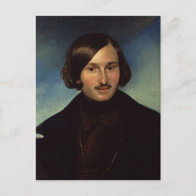 Carte Postale Portrait de Nikolay Gogol, 1841 (Devant)