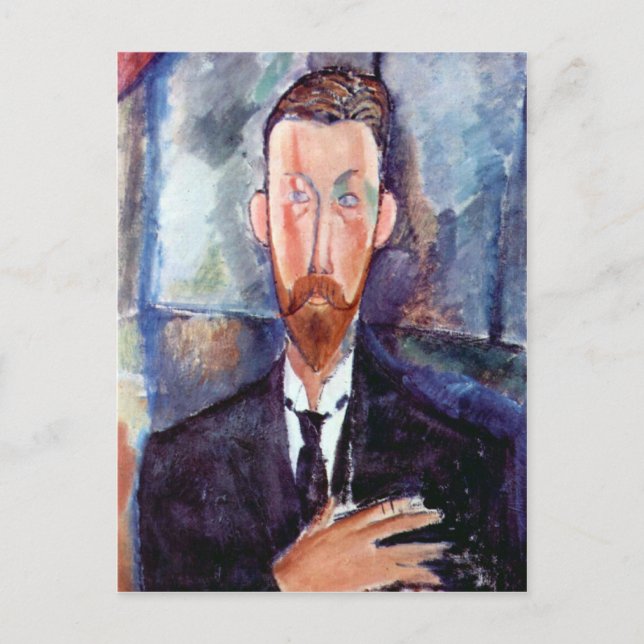 Carte Postale Portrait de Paul Alexanders par Amedeo Modigliani (Devant)