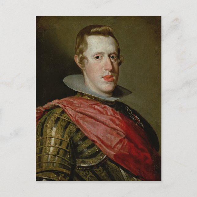 Carte Postale Portrait de Philippe IV en Armor, 1628 (Devant)