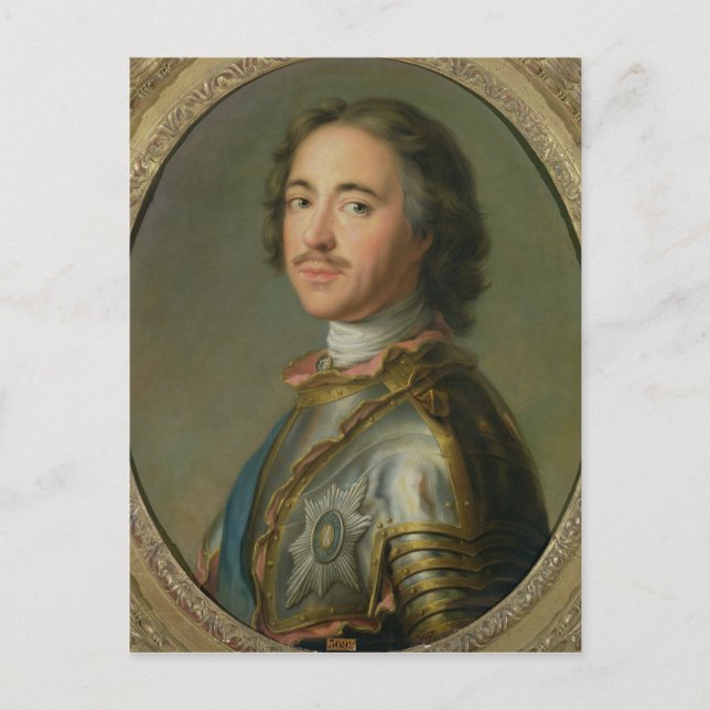 Carte Postale Portrait de Pierre le Grand (Devant)