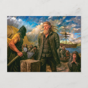 Carte Postale Portrait de pirate Klaus Stoertebeker