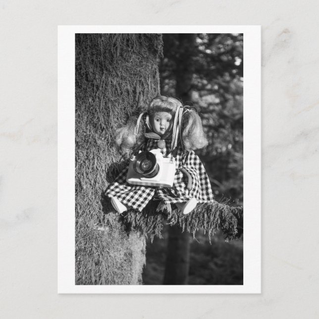 Carte Postale Portrait de poupée - Le Photographe (Devant)
