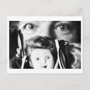 Carte Postale Portrait de poupée - Maman poupée avec poupée