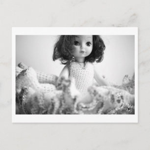 Carte Postale Portrait de poupée - Poupée de mode