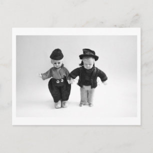Carte Postale Portrait de poupée - Poupées sautantes
