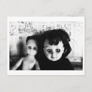 Carte Postale Portrait de poupée - Sœurs Poupées