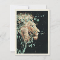 Portrait de profil d'une illustration élégante de