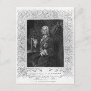 Carte Postale Portrait de Richard Boyle, comte de Burlington