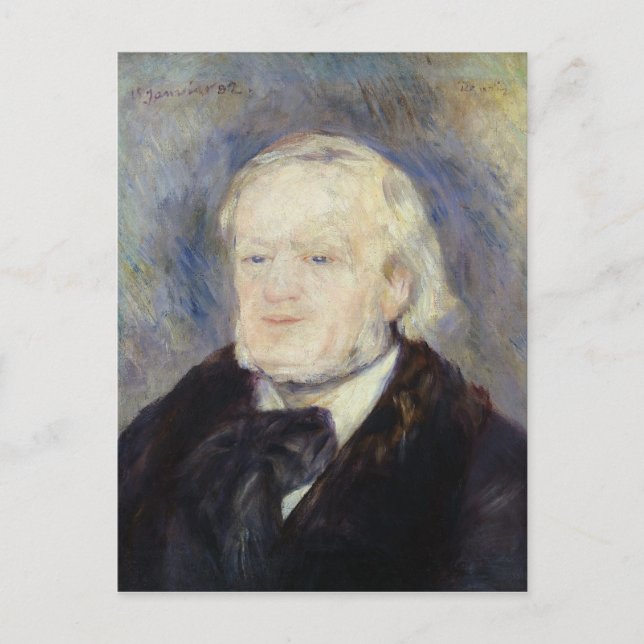 Carte Postale Portrait de Richard Wagner 1882 (Devant)