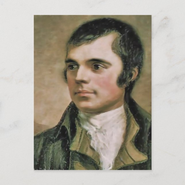 Carte postale portrait de Robert Burns (Devant)