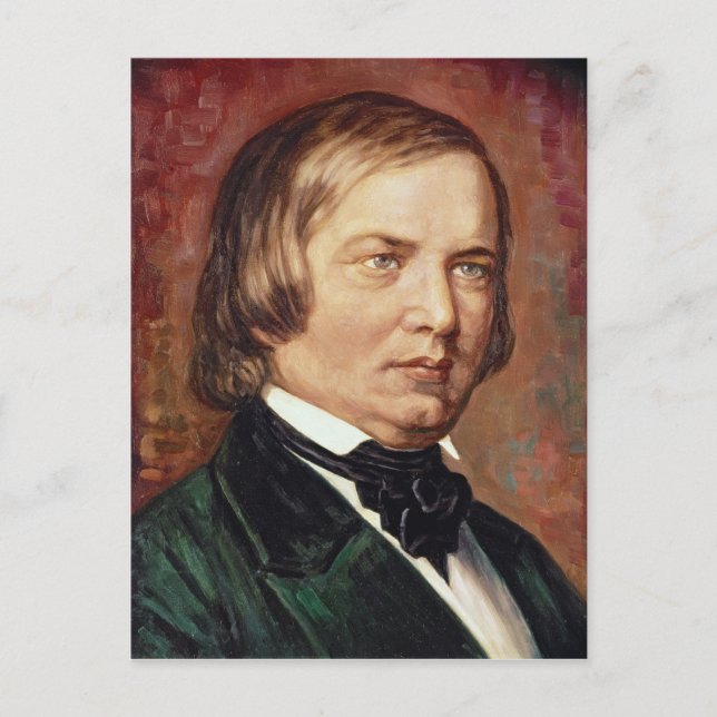 Carte Postale Portrait de Robert Schumann (Devant)