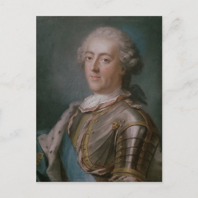Carte Postale Portrait de roi de Louis XV de la France (Devant)