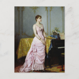 Carte Postale Portrait de Rose Caron 1886