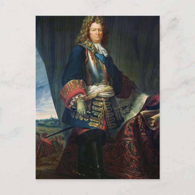 Carte Postale Portrait de Sébastien le Prestre de Vauban (Devant)