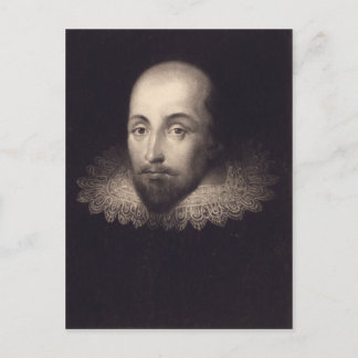 Carte postale "Portrait de Shakespeare"