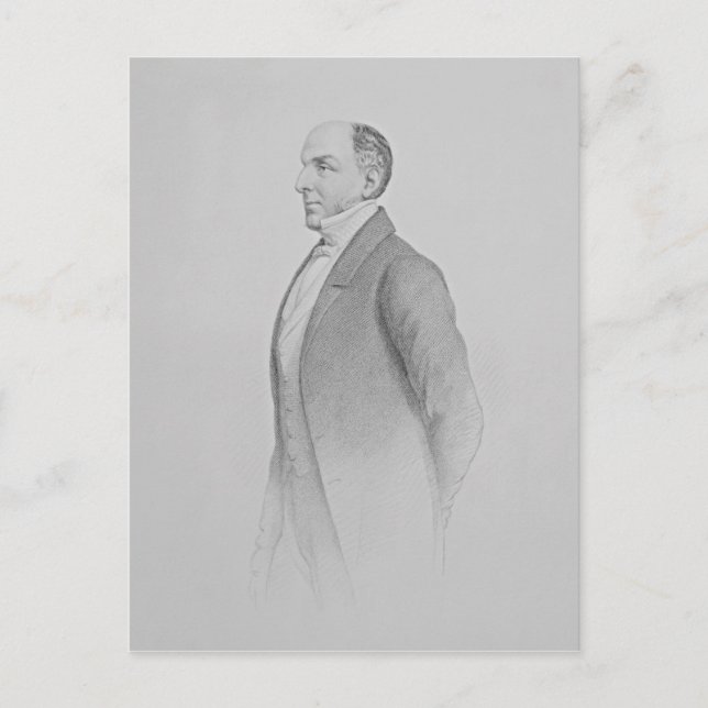 Carte Postale Portrait de sir James R. G. Graham (Devant)