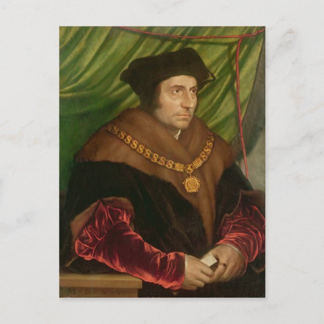 Carte Postale Portrait de Sir Thomas More (Devant)