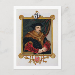 Carte Postale Portrait de Sir Thomas More (1478-1535) de 'Memo