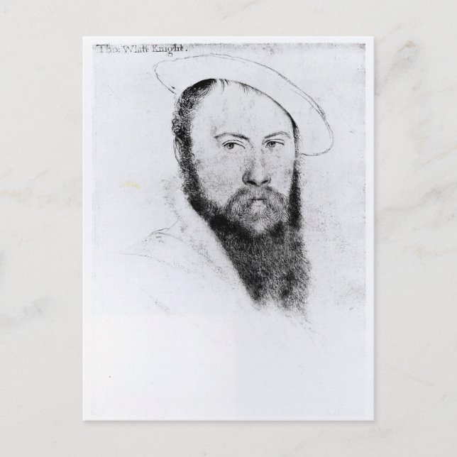 Carte Postale Portrait de Sir Thomas Wyatt le Jeune (Devant)