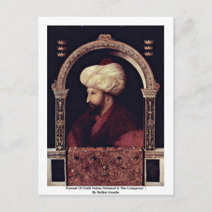 Carte Postale Portrait de sultan Mehmed de Fatih II le